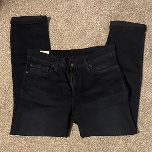 Levi's Men's Dark Black Slim Jeans